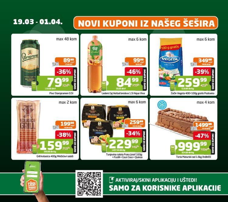  6 kupona