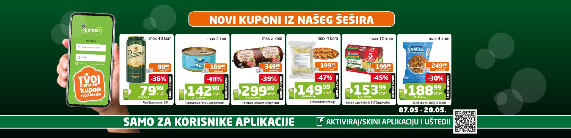  6 kupona