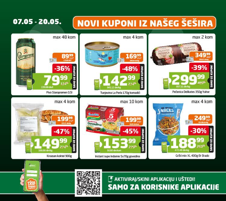  6 kupona